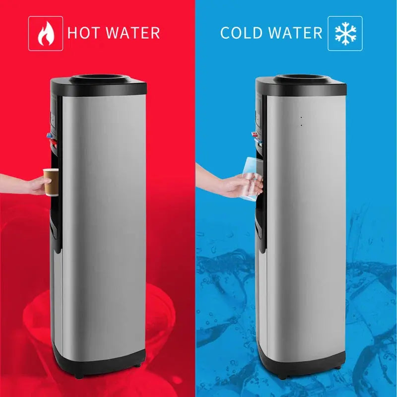 Artist Hand Black Free Standing Top Loading Water Dispenser | Fridge.com