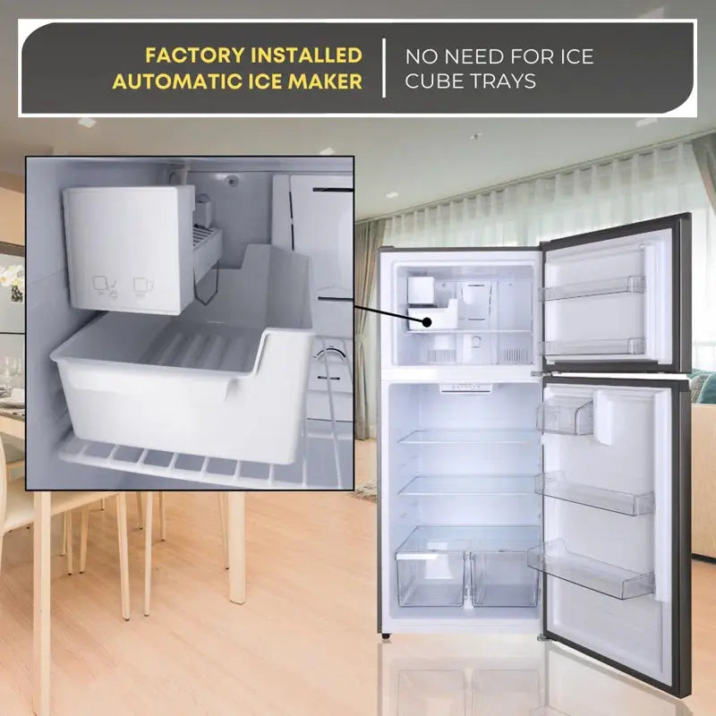 Conserv 30In Apartment Refrigerator 18Cf Top Mount W/ Auto Ice Maker E-Star 110V | Fridge.com