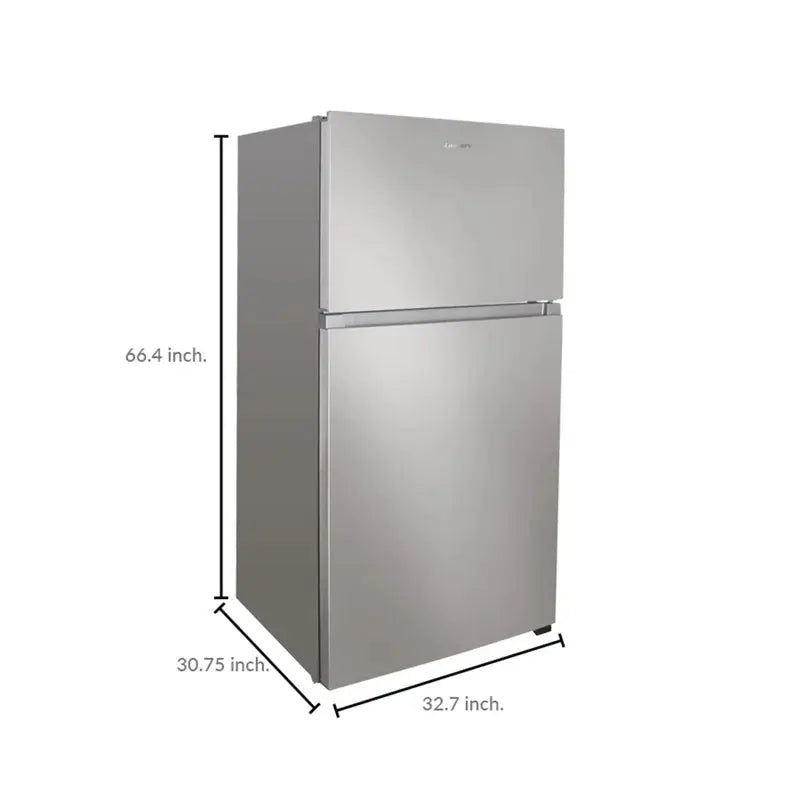 ConServ 33In Apartment Refrigerator 21Cf Top Mount W/ Auto Ice Maker Energy Star 110V | Fridge.com