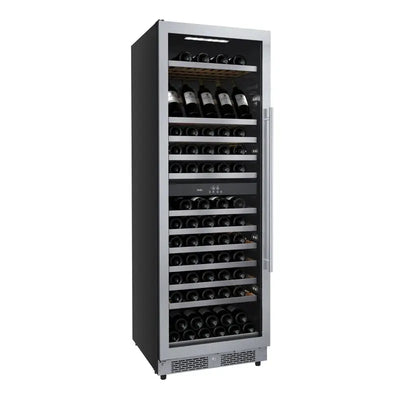 Avallon 23.43'' 140 Bottle Dual Zone Freestanding Wine Refrigerator | Fridge.com