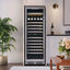 Avallon 23.43'' 140 Bottle Dual Zone Freestanding Wine Refrigerator | Fridge.com