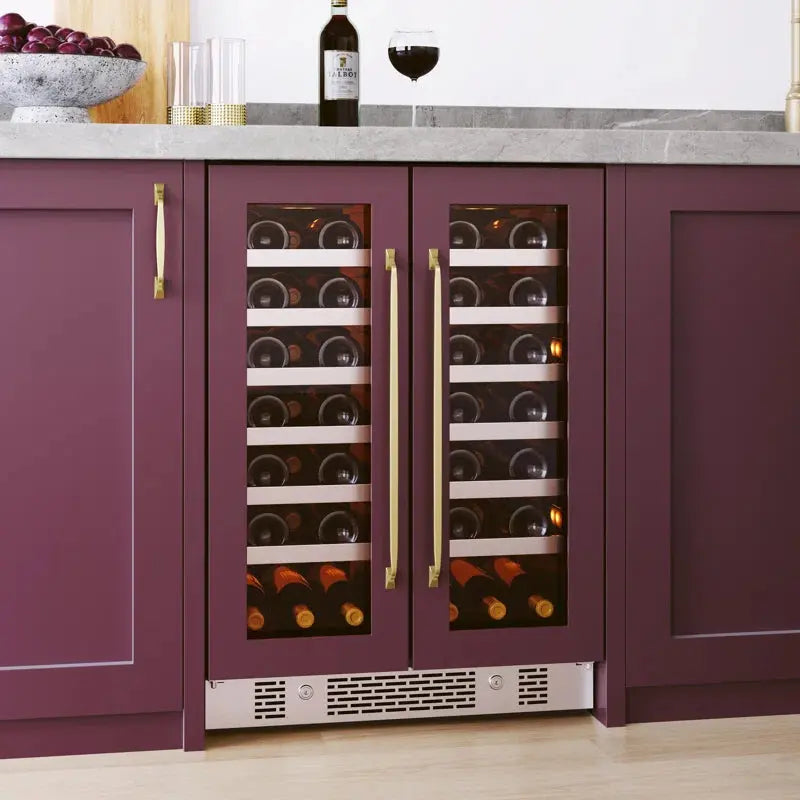 Avallon 23.81'' 42 Bottle Dual Zone Freestanding Wine Refrigerator | Fridge.com