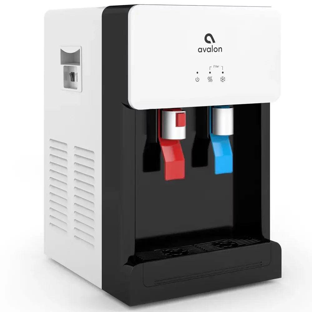 Avalon Countertop Bottleless Water Dispenser - Hot & Cold Water Temperature - White | Fridge.com