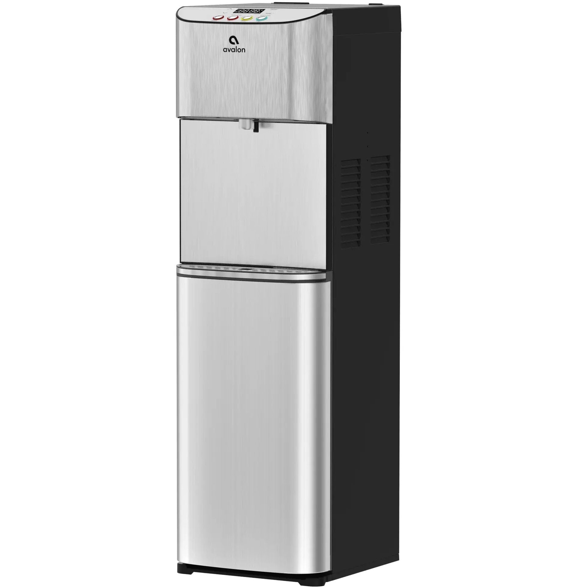 Avalon Electric Bottleless Water Cooler Water Dispenser - 3 Temperatures, Digital Clock with Temperature Control, Self Cleaning, Stainless Steel | Fridge.com