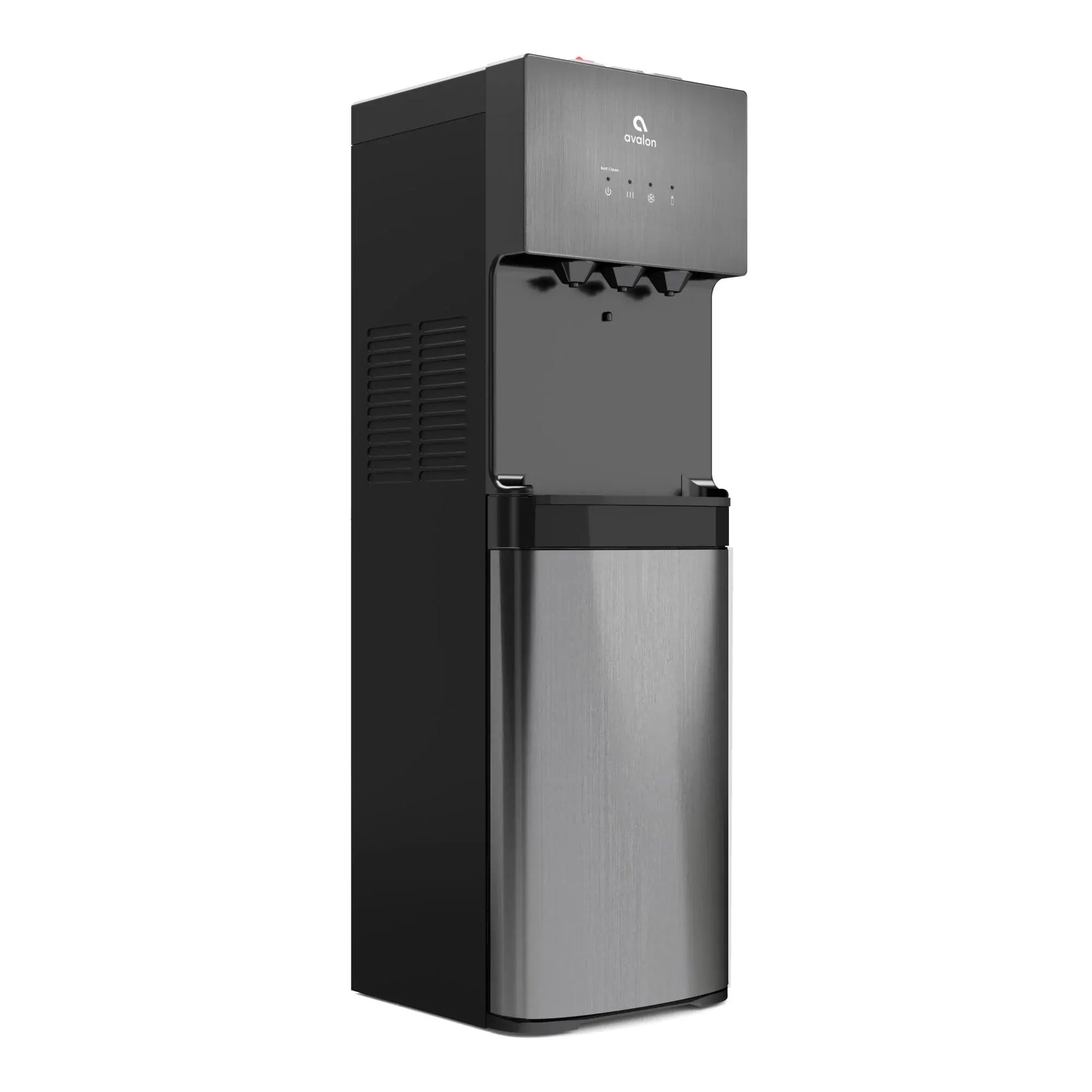 Avalon Self Cleaning Bottleless Water Cooler Dispenser, Black | Fridge.com