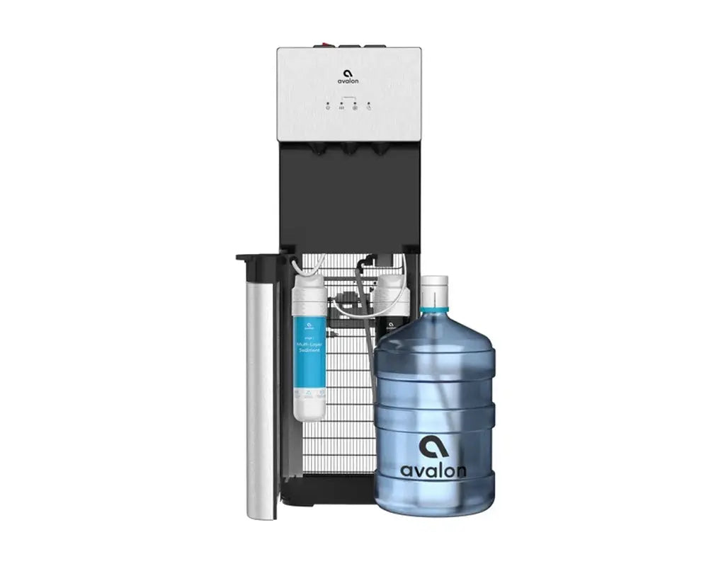 Avalon Silver Free Standing Bottom Loading Electric Filtered Water Dispenser | Fridge.com