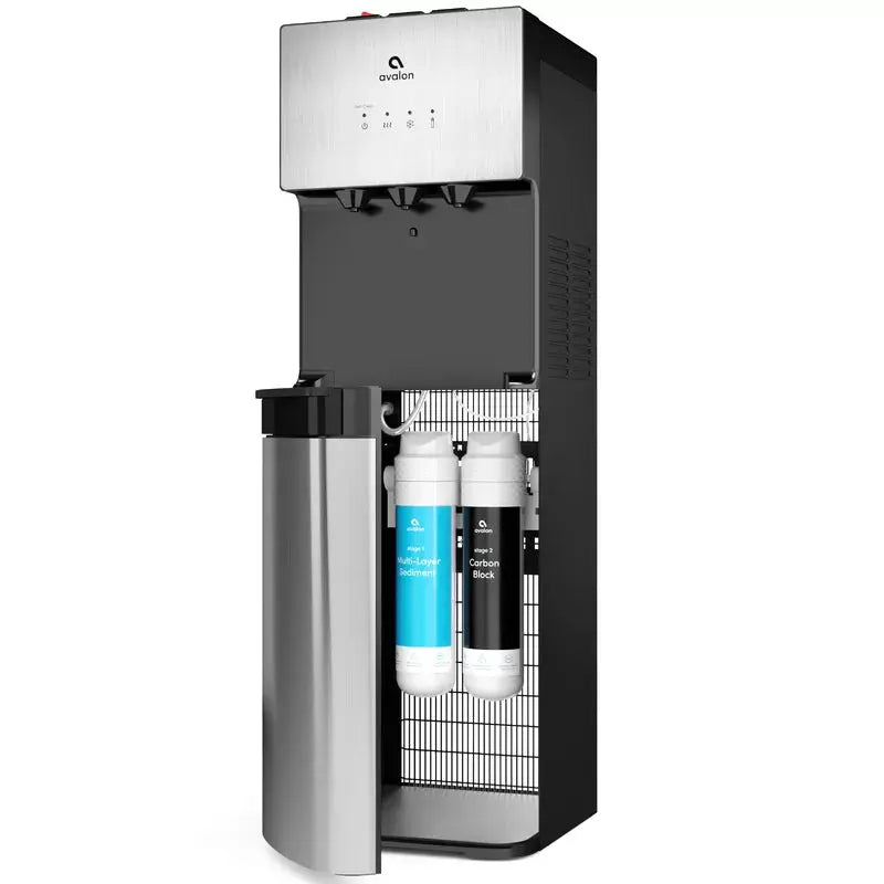 Avalon Stainless Steel Free Standing Bottleless Electric Filtered Water Dispenser | Fridge.com