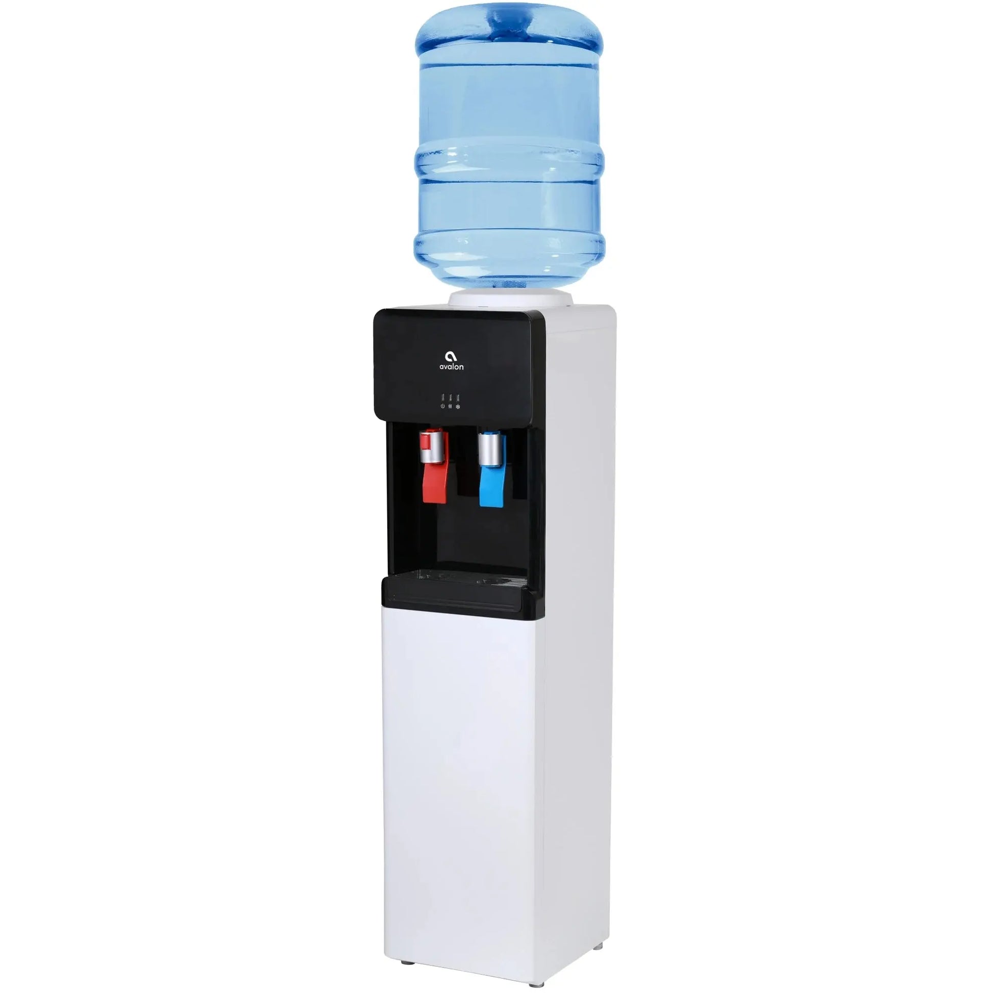 Avalon Top Loading Water Dispenser - Hot & Cold Water Temperature, Child Safety Lock, Black | Fridge.com