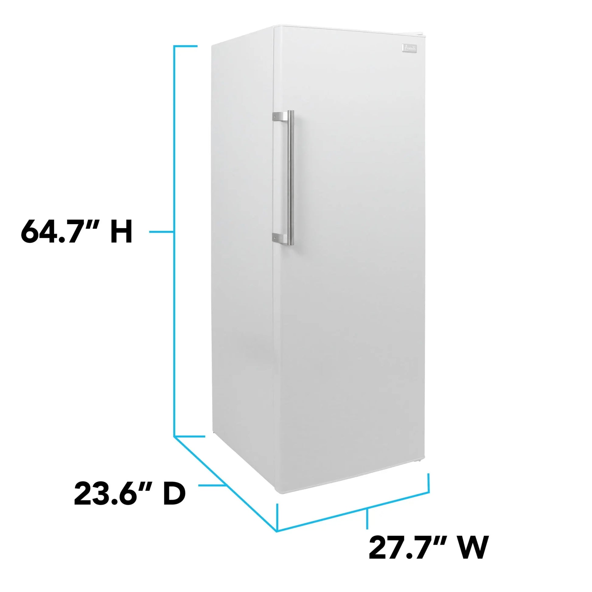 Avanti 10.8 Cu Ft Vertical Freezer, in White (AV1081VFK0W) | Fridge.com