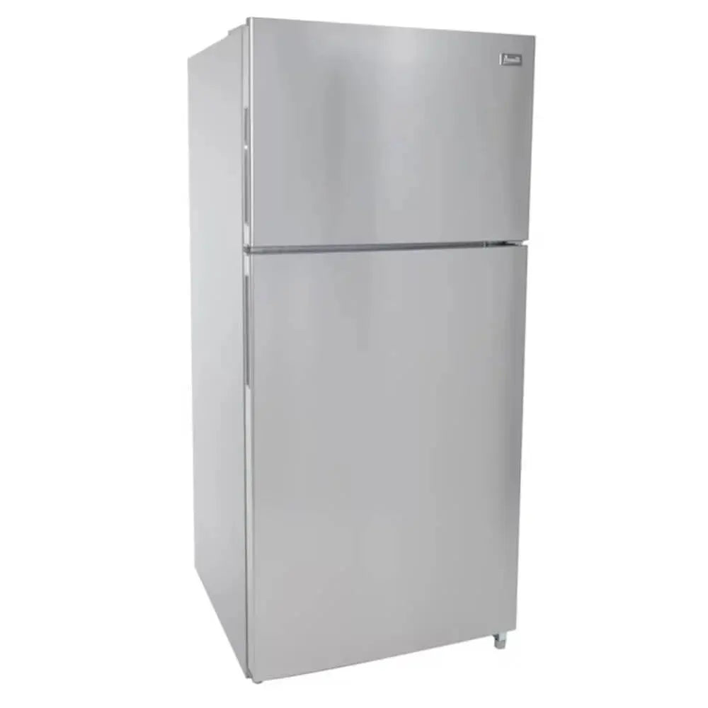 Avanti 18 Cu. Ft. Top Mount Refrigerator, Standard Door Style, Stainless Steel - New | Fridge.com