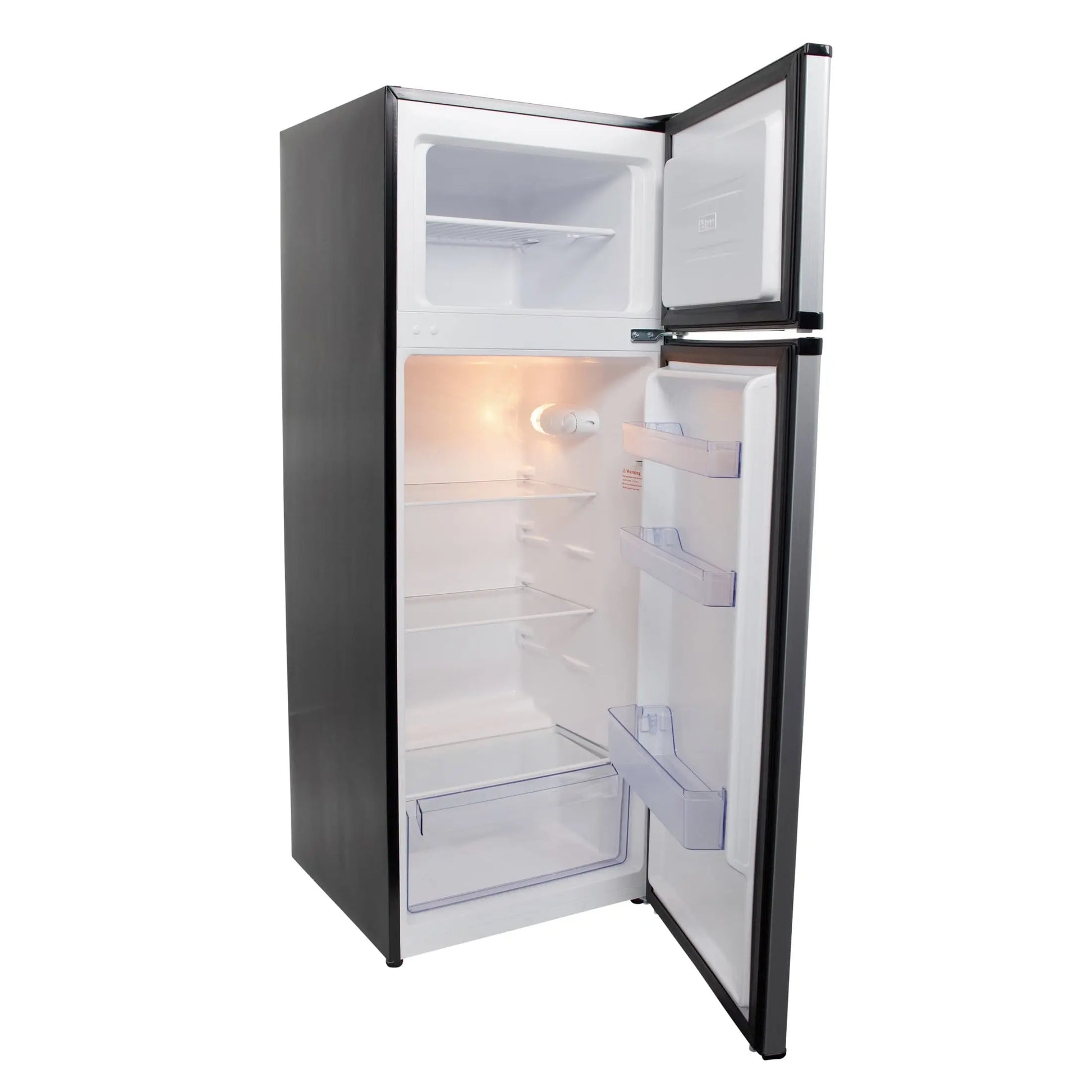 Avanti 7.3 Cu. Ft. Top Freezer Refrigerator - Stainless Steel | Fridge.com