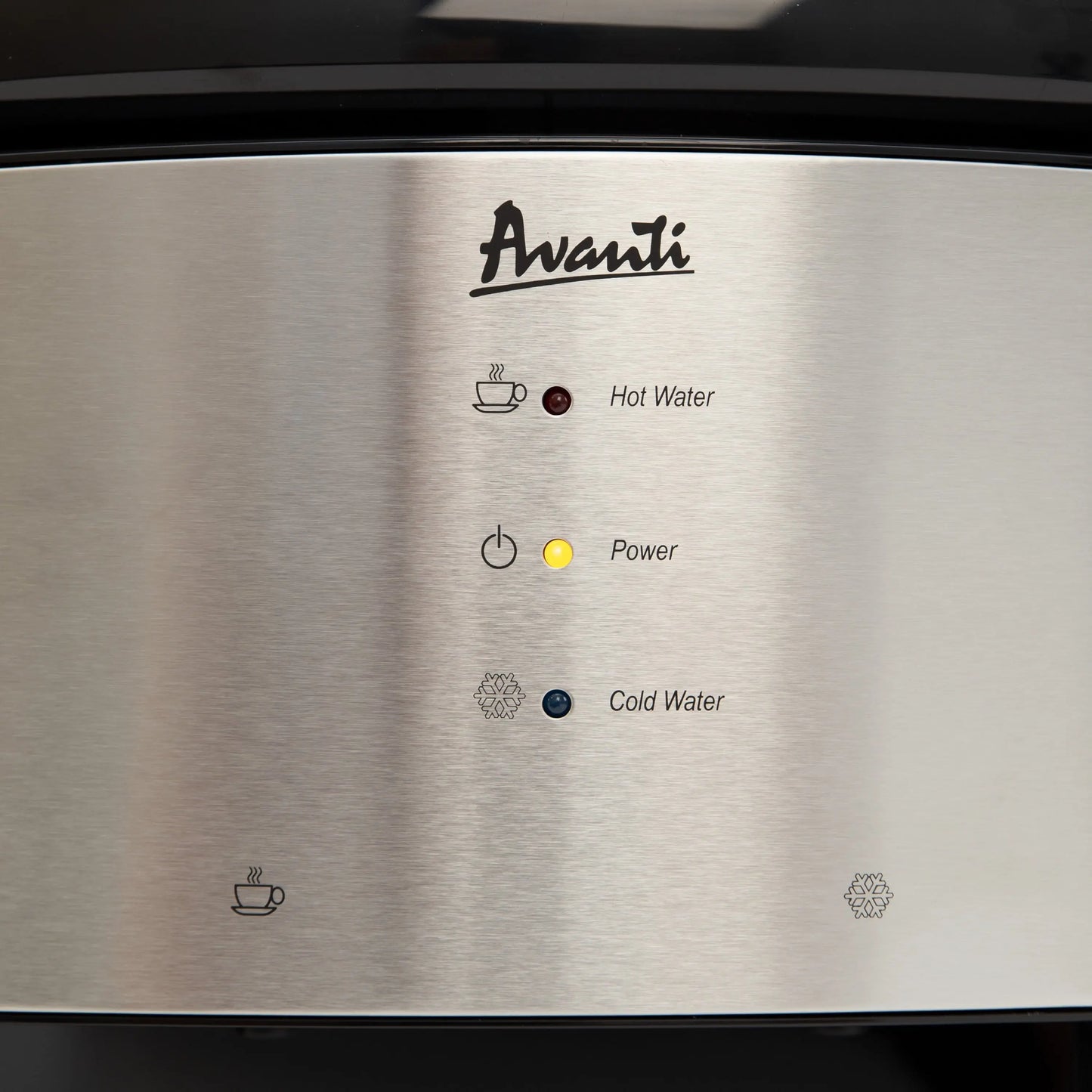 Avanti Countertop Thermoelectric Hot and Cold Water Dispenser, in Stainless Steel (WDT40Q3S-IS) | Fridge.com