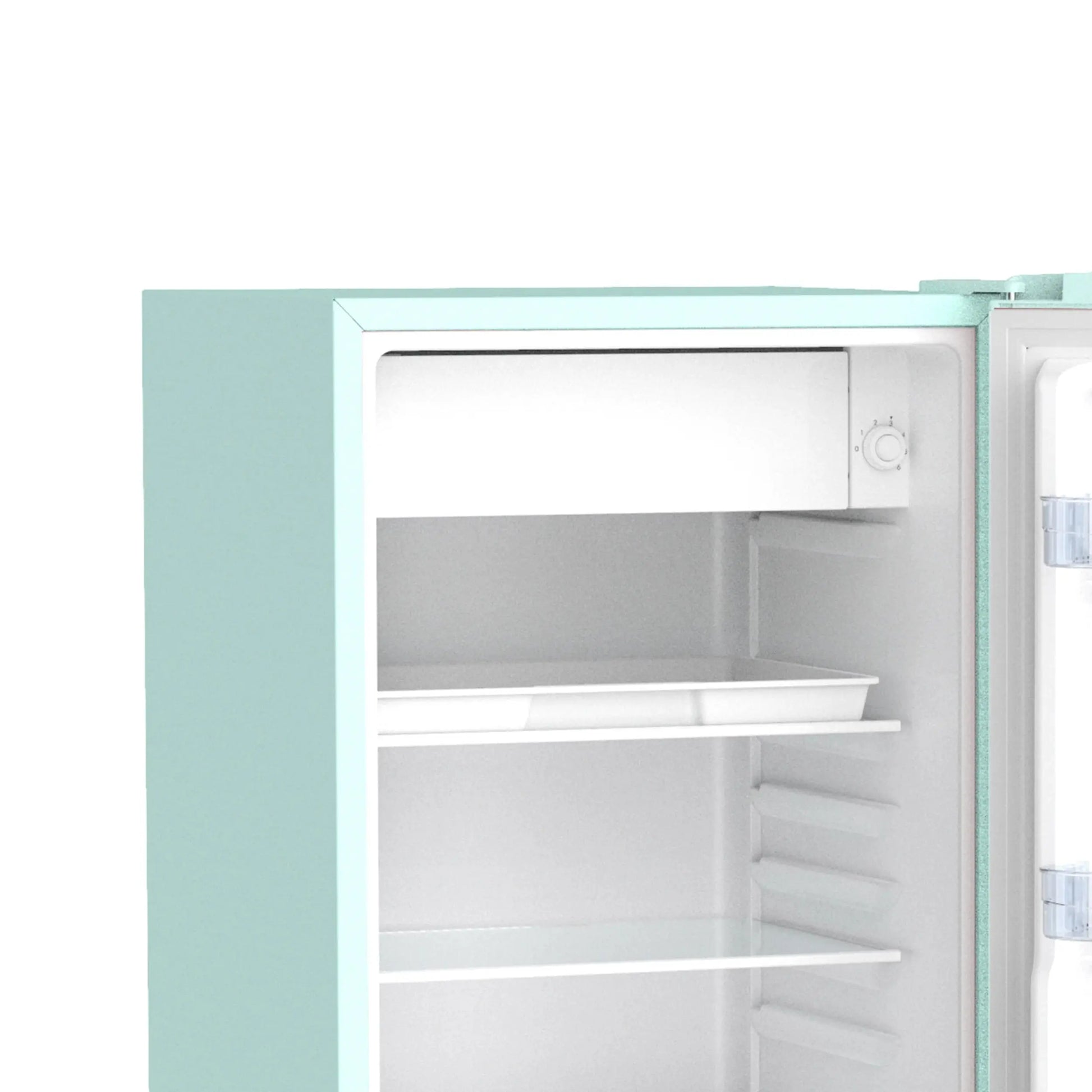 Avanti Retro Series Compact Refrigerator, Mini-Fridge, 3.1 Cu. Ft., in Seafoam Green (RMRS31X7G-IS) | Fridge.com