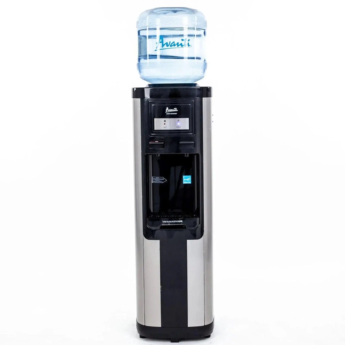 Avanti WDC760I3S 3 to 5 Gallon 13 In. X 38.75 In. Hot and Cold Water Dispenser - Stainless Steel | Fridge.com