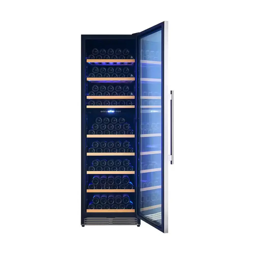 Avellino 24 In. Dual Zone Beverage and Wine Cooler in Stainless Steel | Fridge.com