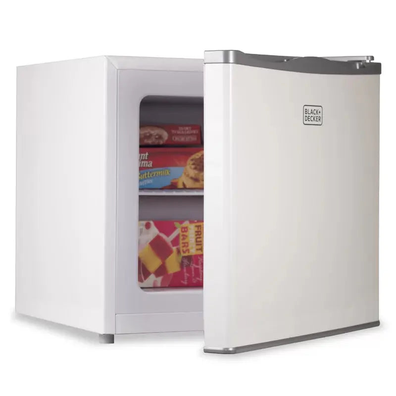 BLACK+DECKER 1.2 Cu. Ft. Compact Upright Freezer, Mini Deep Freeze with Full-Width Wire Shelf | Fridge.com