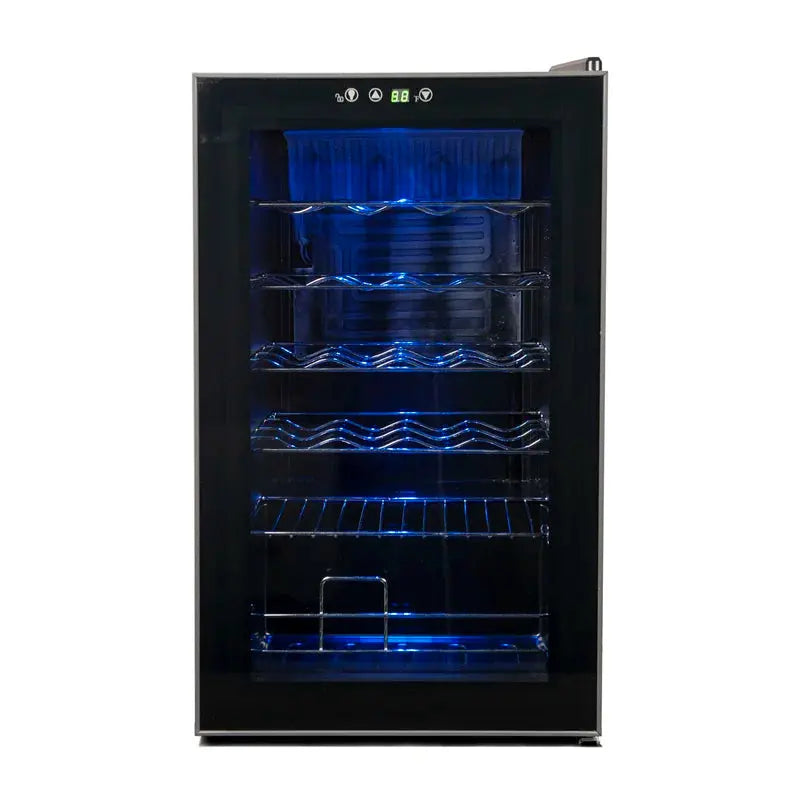 BLACK+DECKER 24 Bottle Wine Fridge, Compressor Cooling Wine Cooler Refrigerator with Interior Light | Fridge.com