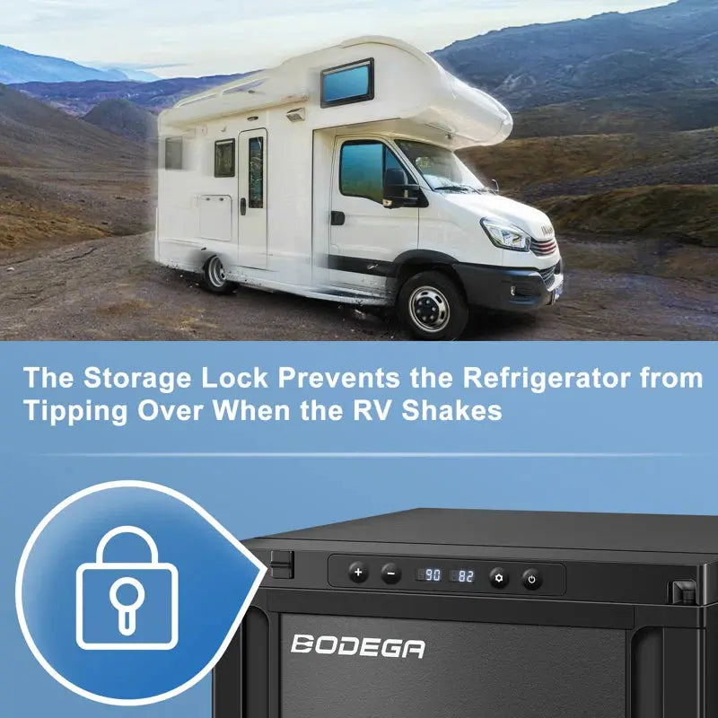 BODEGA 1.6 Cu.Ft Freestanding RV Fridge, Mini Fridge with Freezer | Fridge.com