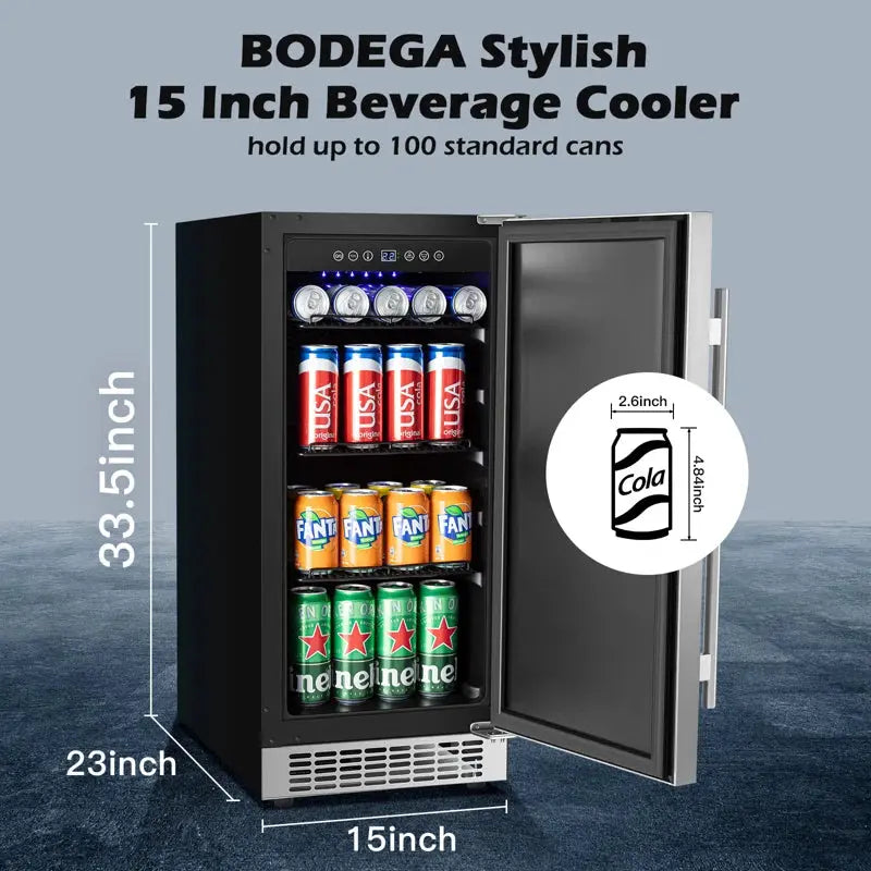 BODEGA 100 Cans (12 Oz.) Convertible Beverage Refrigerator | Fridge.com