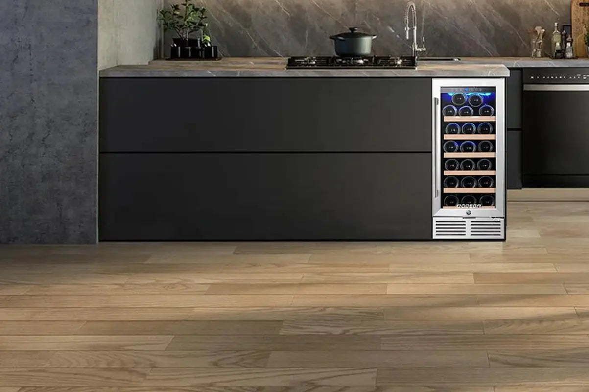 BODEGA 15'' 31 Bottle Single Zone Freestanding Wine Refrigerator | Fridge.com