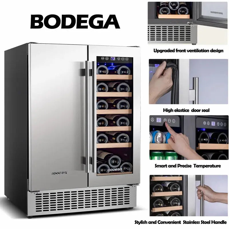 BODEGA 57 Cans (12 Oz.) Freestanding Beverage Refrigerator with Wine Storage | Fridge.com