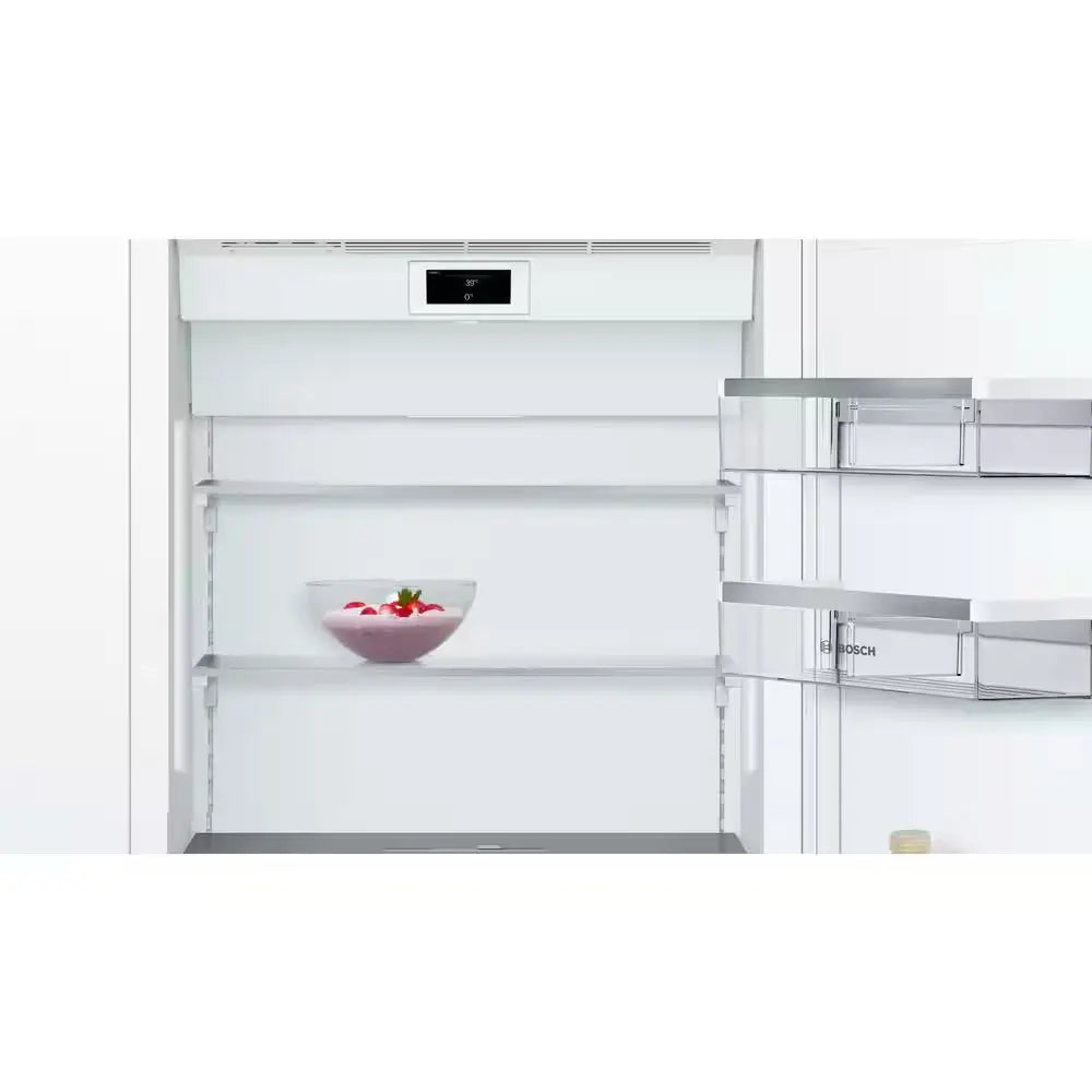 Benchmark Series 30 In. W 16 Cu. Ft. Built-In Smart Bottom Freezer Refrigerator, Custom Panel Ready, Counter Depth | Fridge.com