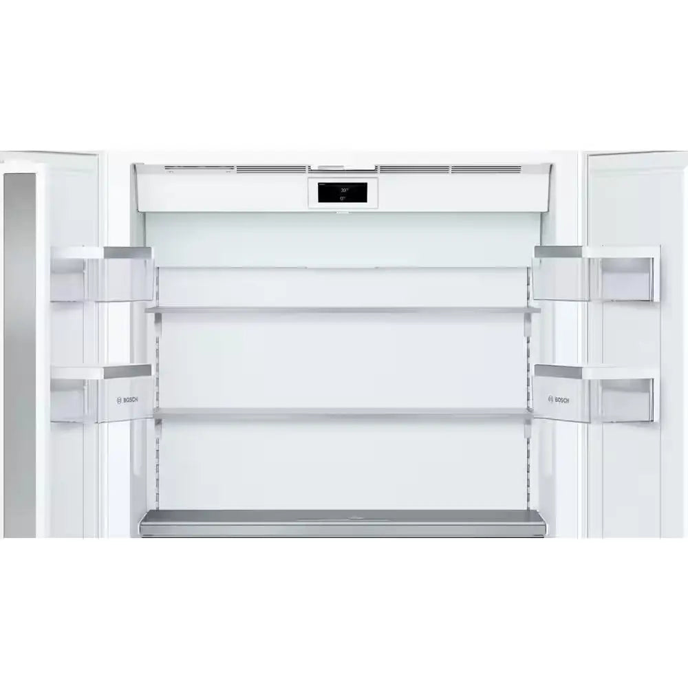 Benchmark Series 36 In. W 19.4 Cu. Ft. Built-In Smart French Door Refrigerator in Stainless Steel, Counter Depth | Fridge.com