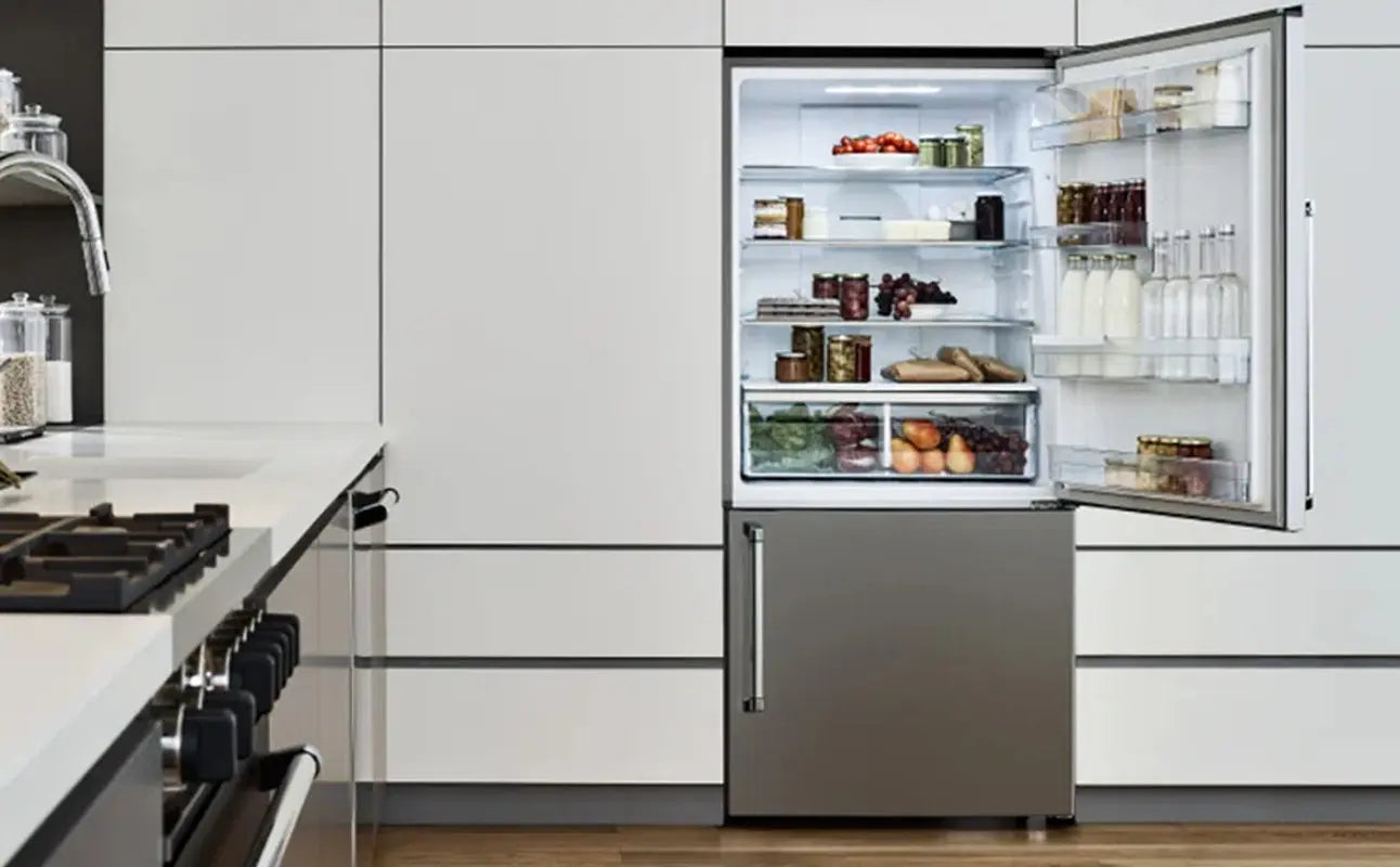 Bertazzoni 12.2 Cu. Ft. Energy Star Counter Depth Bottom Freezer Refrigerator with Ice Maker | Fridge.com