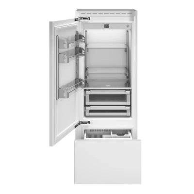 Bertazzoni 30" 15.5 Cubic Feet Bottom Freezer Refrigerator | Fridge.com