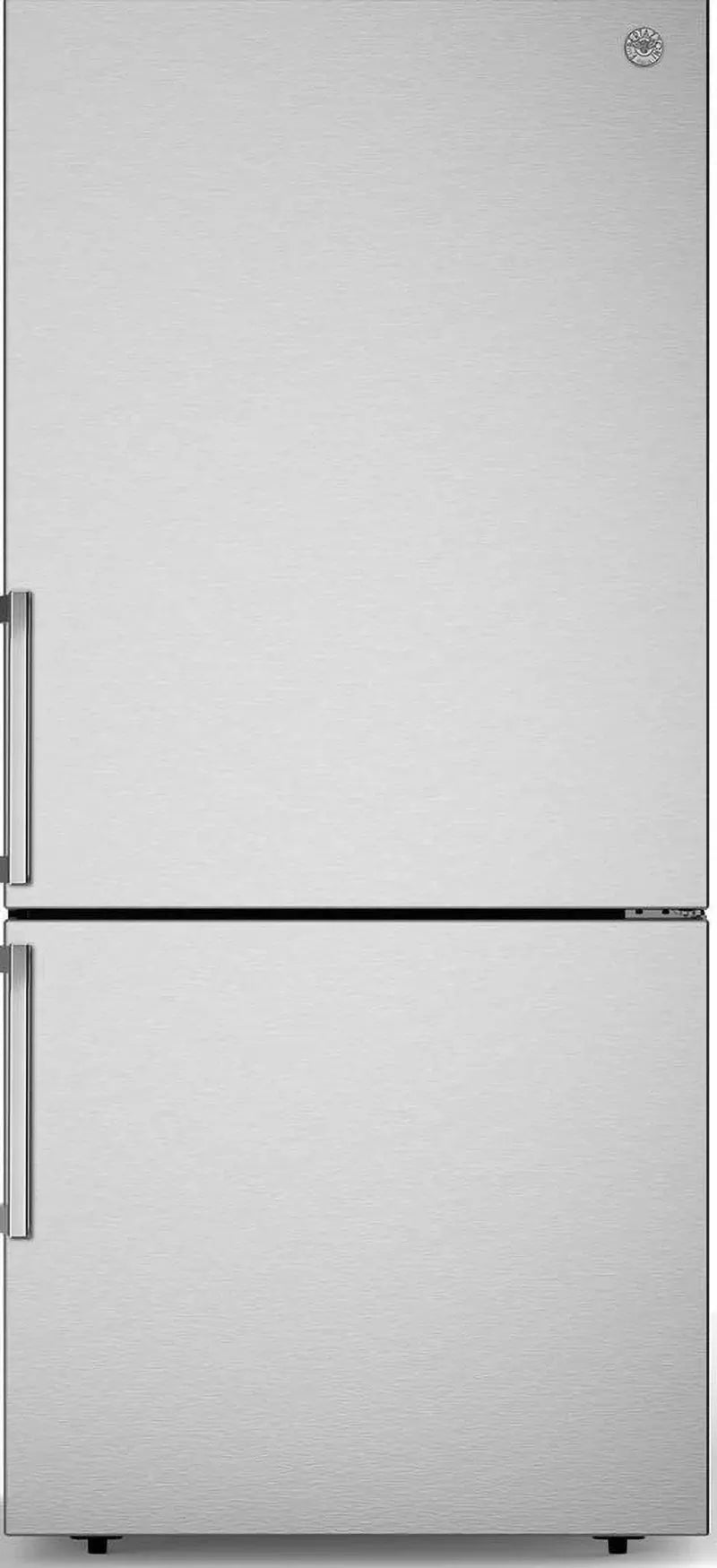 Bertazzoni 33" 17.1 Cubic Feet Energy Star Smudge-Resistant Bottom Freezer Refrigerator | Fridge.com