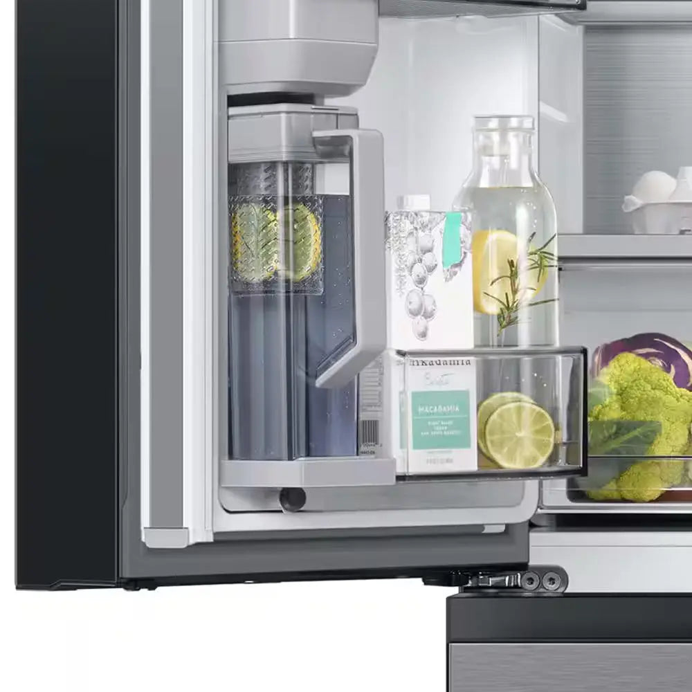 Bespoke 23 Cu. Ft. 4-Door French Door Smart Refrigerator with Autofill Water Pitcher in Stainless Steel, Counter Depth | Fridge.com