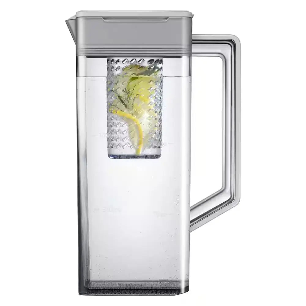 Bespoke 23 Cu. Ft. 4-Door French Door Smart Refrigerator with Autofill Water Pitcher in Stainless Steel, Counter Depth | Fridge.com