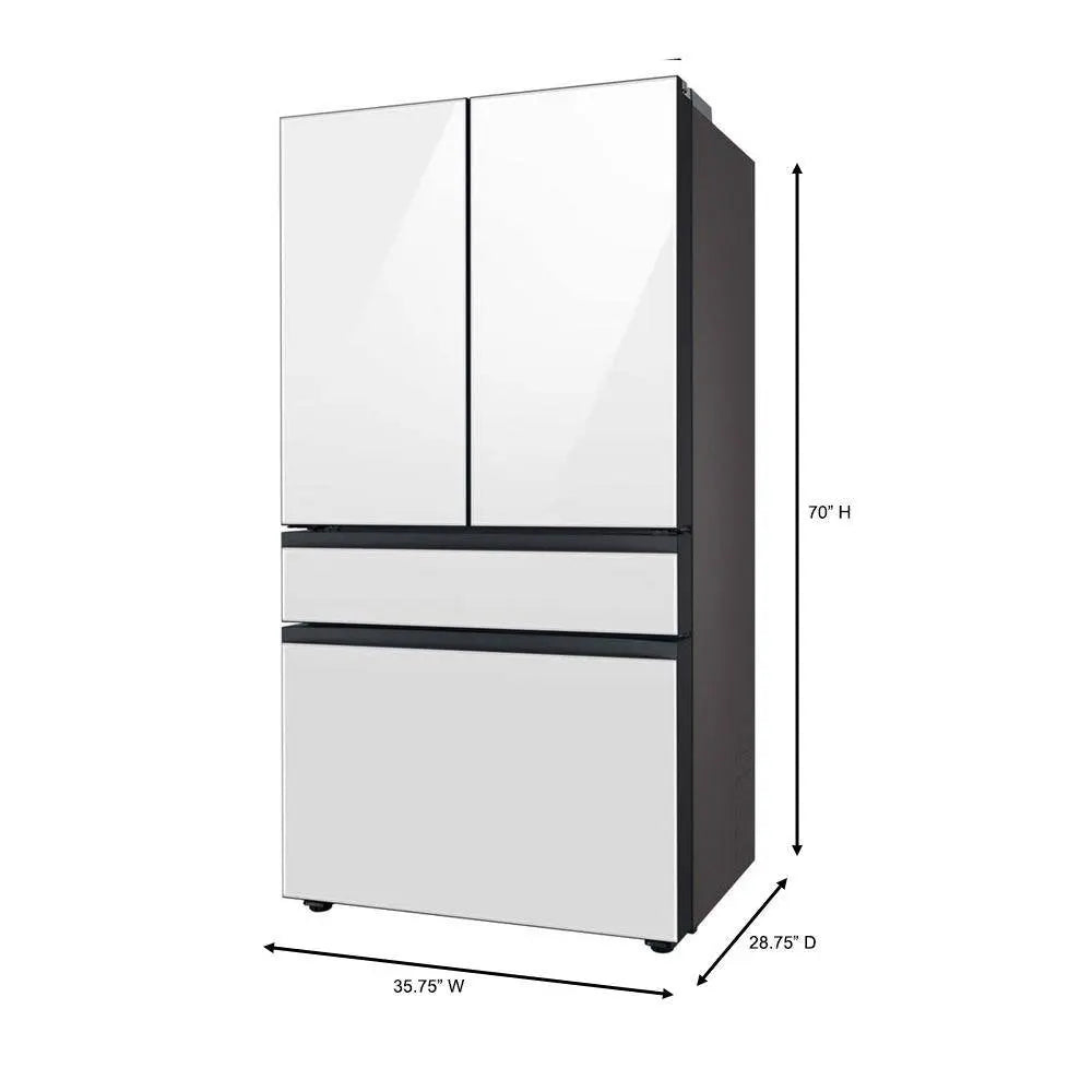 Bespoke 23 Cu. Ft. Customizable 4-Door French Door Smart Refrigerator with Beverage Center, Counter Depth | Fridge.com