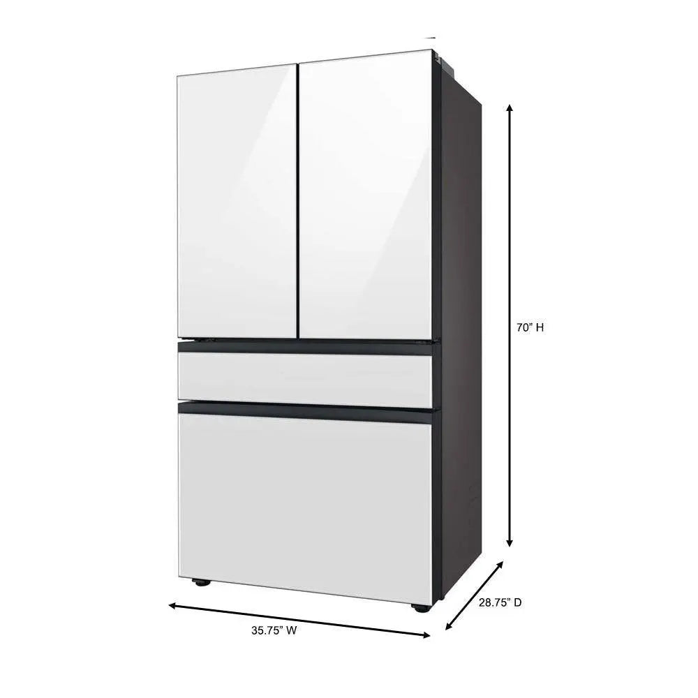 Bespoke 23 Cu. Ft. Customizable 4-Door French Door Smart Refrigerator, Counter Depth | Fridge.com