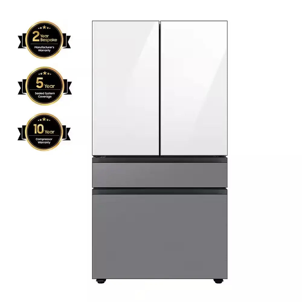 Bespoke 23 Cu. Ft. Customizable 4-Door French Door Smart Refrigerator, Counter Depth | Fridge.com