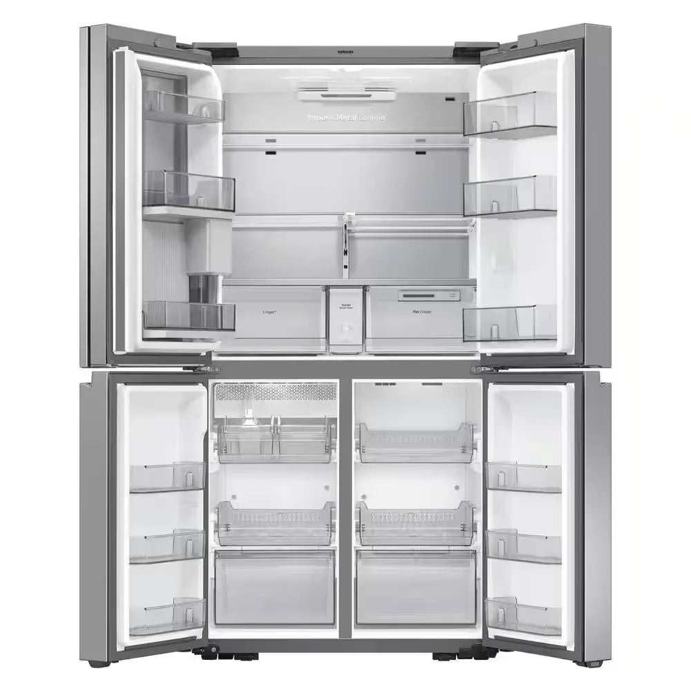 Bespoke 29 Cu. Ft. Customizable 4-Door Flex French Door Smart Refrigerator with Beverage Center, Standard Depth | Fridge.com