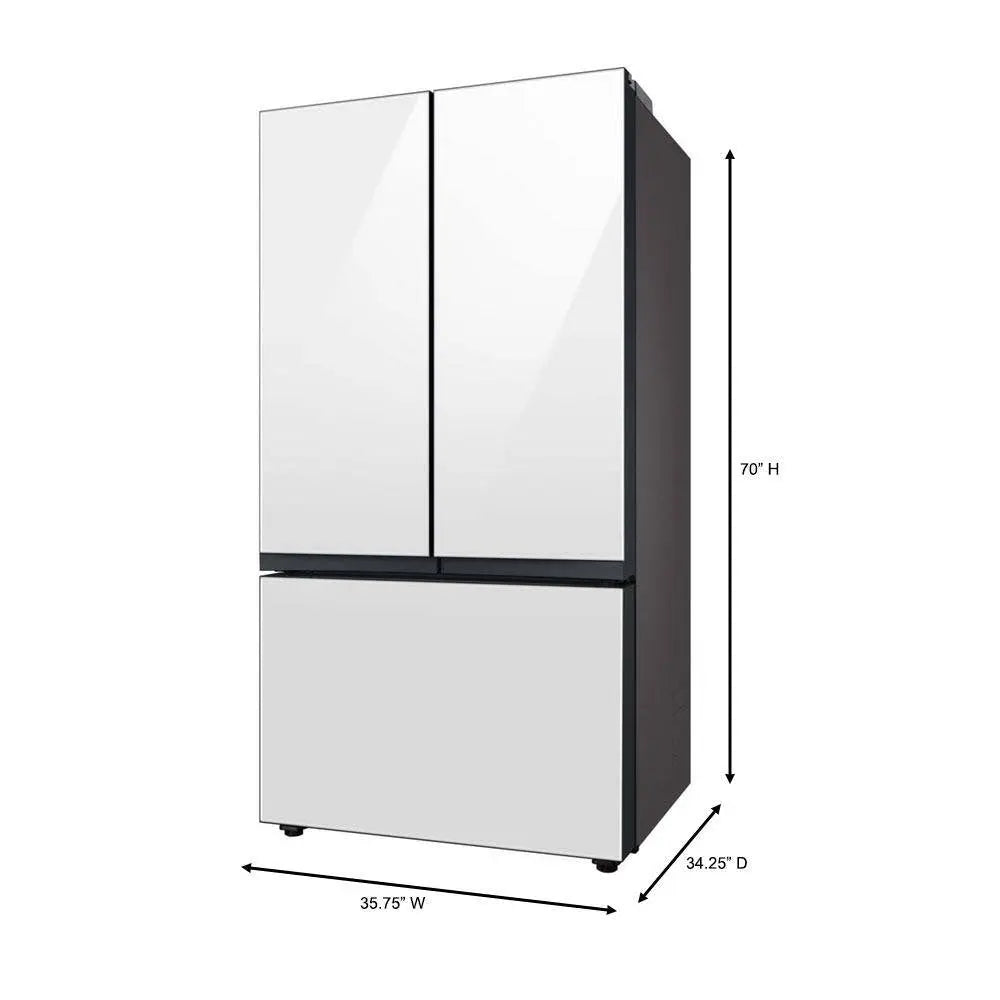 Bespoke 30 Cu. Ft. Customizable 3-Door French Door Smart Refrigerator, Standard Depth | Fridge.com