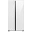 Bespoke 36 In. W 23 Cu. Ft. Side by Side Refrigerator with Beverage Center in White, Counter Depth | Fridge.com