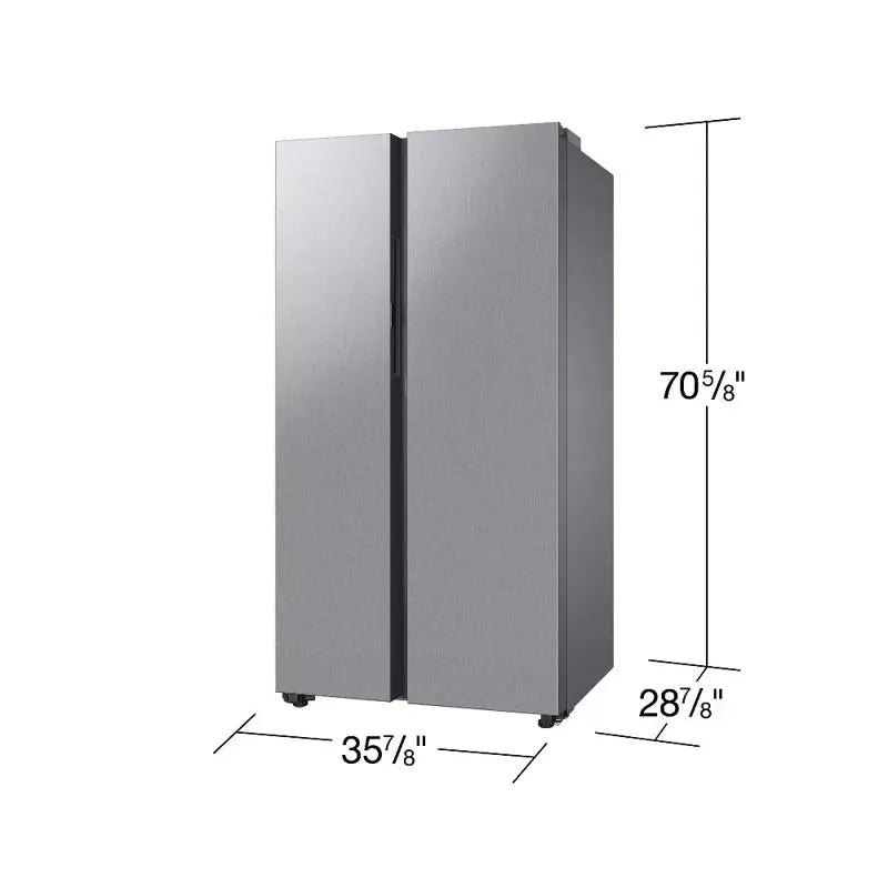 Bespoke Counter Depth Side-By-Side 23 Cu. Ft. Refrigerator with Beverage Center | Fridge.com