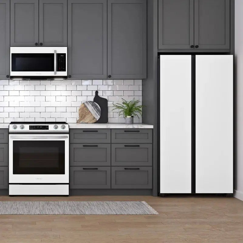 Bespoke Side-By-Side 28 Cu. Ft. Refrigerator with Beverage Center | Fridge.com