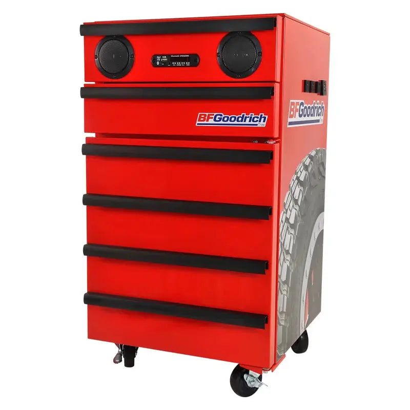 Bfgoodrich Tool Chest Fridge W/ Bluetooth Speaker 1.8 Cu Ft (50L) Red | Fridge.com