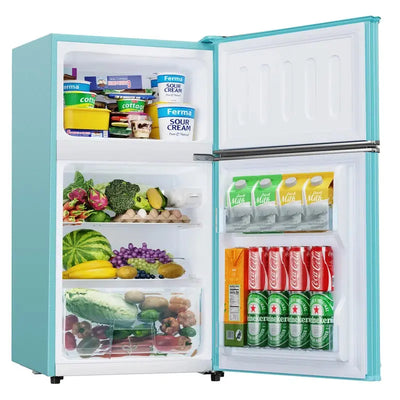 Bodare 3.2 Cubic Feet Freestanding Mini Fridge with Freezer | Fridge.com