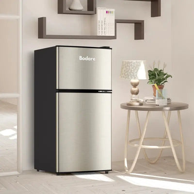 Bodare 3.2 Cubic Feet Freestanding Mini Fridge with Freezer | Fridge.com