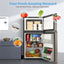 Bodare 3.2 Cubic Feet Freestanding Mini Fridge with Freezer | Fridge.com