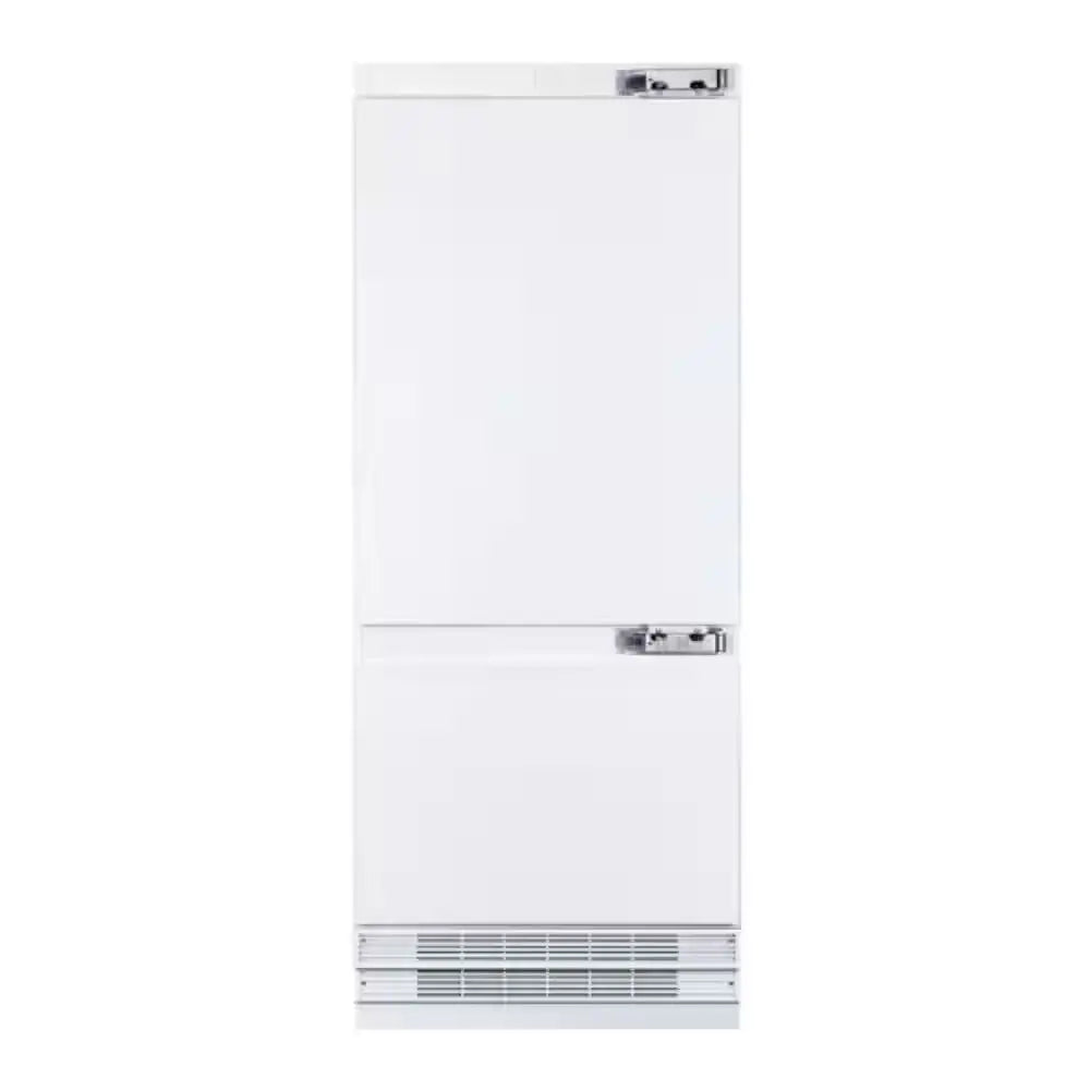 Bold 30 In. 11.5 Cu.Ft. Counter-Depth Built-In Bottom Mount Refrigerator, Rh-Hinge in Stainless Steel with Brass Trim | Fridge.com