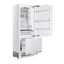 Bold 30 In. 11.5 Cu.Ft. Counter-Depth Built-In Bottom Mount Refrigerator, Rh-Hinge in Stainless Steel with Brass Trim | Fridge.com