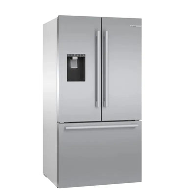 Bosch - 500 Series 36-Inch Smart French Door Standard-Depth Refrigerator with Quickicepro, Anti-Fingerprint, External Water & Ice, Home Connect | Fridge.com