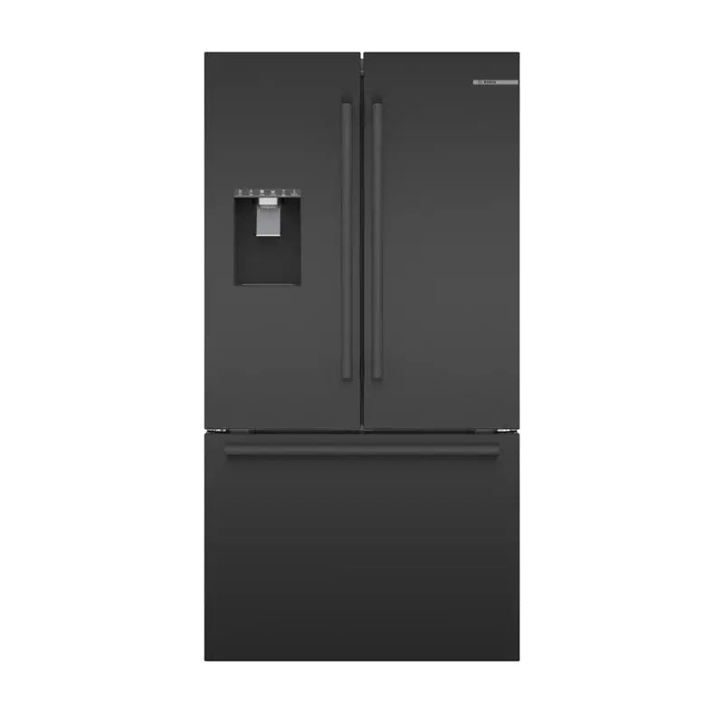 Bosch - 500 Series 36-Inch Smart French Door Standard-Depth Refrigerator with Quickicepro, Anti-Fingerprint, External Water & Ice, Home Connect | Fridge.com