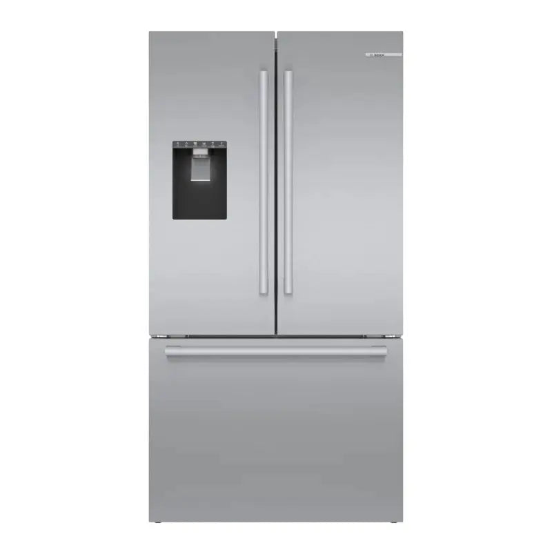 Bosch - 500 Series 36-Inch Smart French Door Standard-Depth Refrigerator with Quickicepro, Anti-Fingerprint, External Water & Ice, Home Connect | Fridge.com