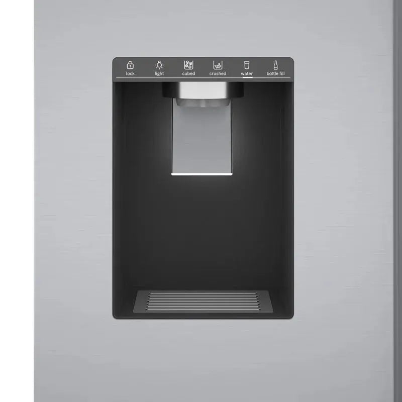 Bosch - 500 Series 36-Inch Smart French Door Standard-Depth Refrigerator with Quickicepro, Anti-Fingerprint, External Water & Ice, Home Connect | Fridge.com